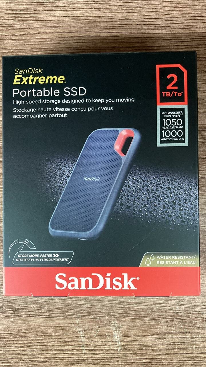 SanDisk Extreme Portable SSD 2TB — фото, цена, отзывы