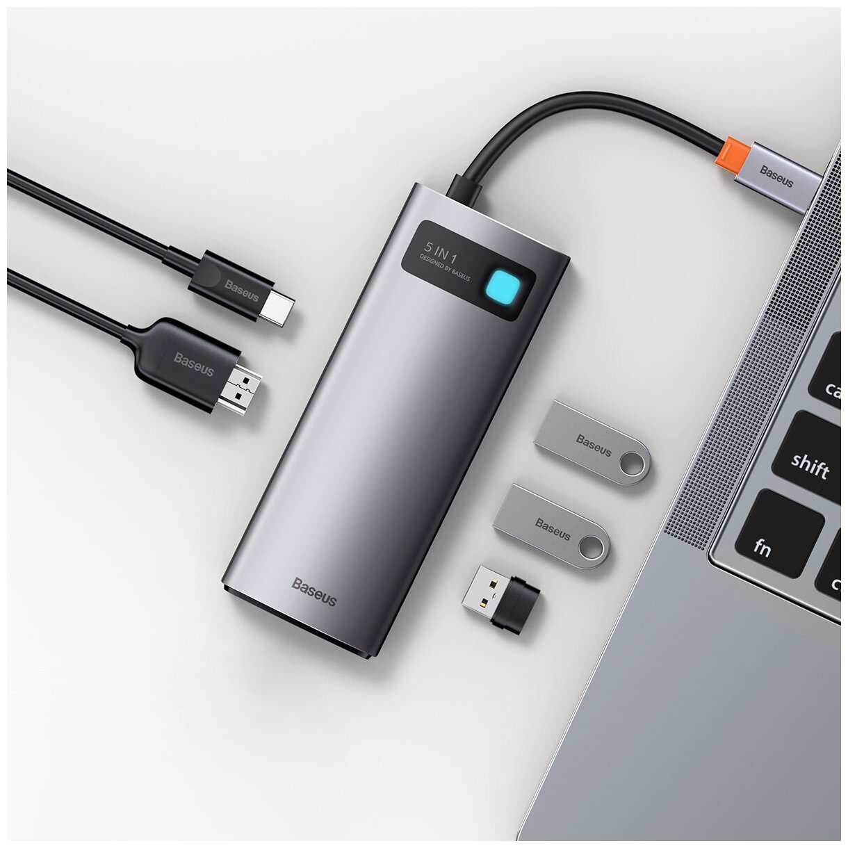 Baseus USB C HUB Adapter 16 in 1 Docking Station — фото, цена, отзывы