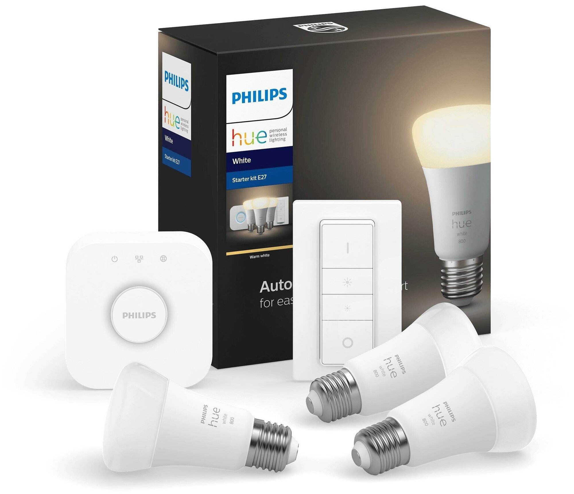 Philips Hue White Ambiance Starter Kit E27 — фото, цена, отзывы