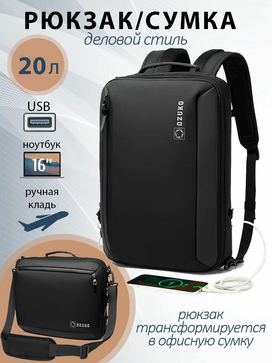 Samsonite Guardit 2.0 Laptop Backpack 15.6" — фото, цена, отзывы